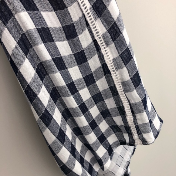 Cloth and Stone Plaid Ladder Lace Sleeveless Tank - Picture 3 of 5